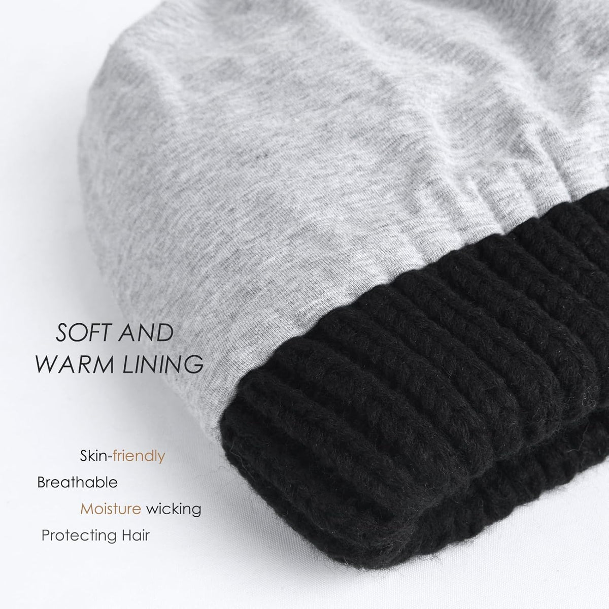 Stay Stylish and Cozy: Women's Ponytail Beanies for Messy Buns - Perfect Winter Hat with Tail Hole for Outdoor Runners