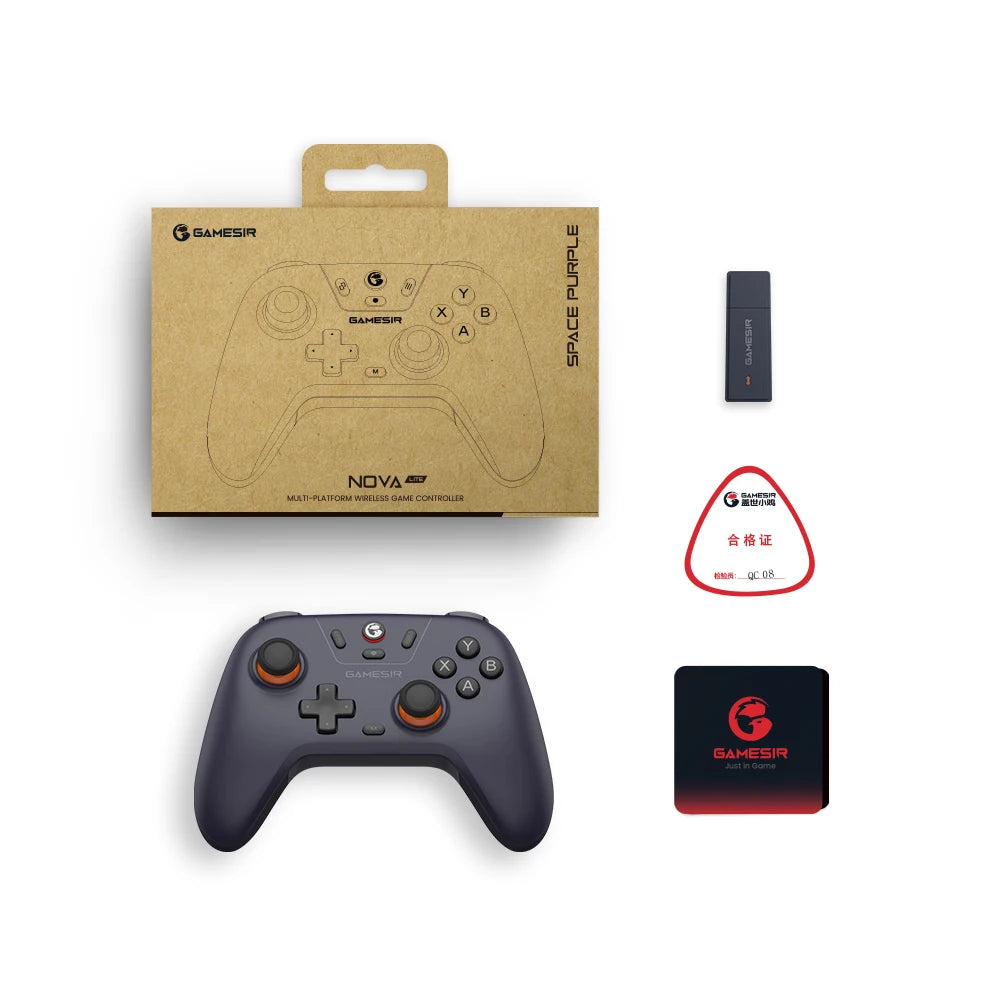 Gamesir Nova Lite Wireless Gamepad, Bluetooth Gaming Controller with Effect for Switch, Android, Ios, PC, Steam Games