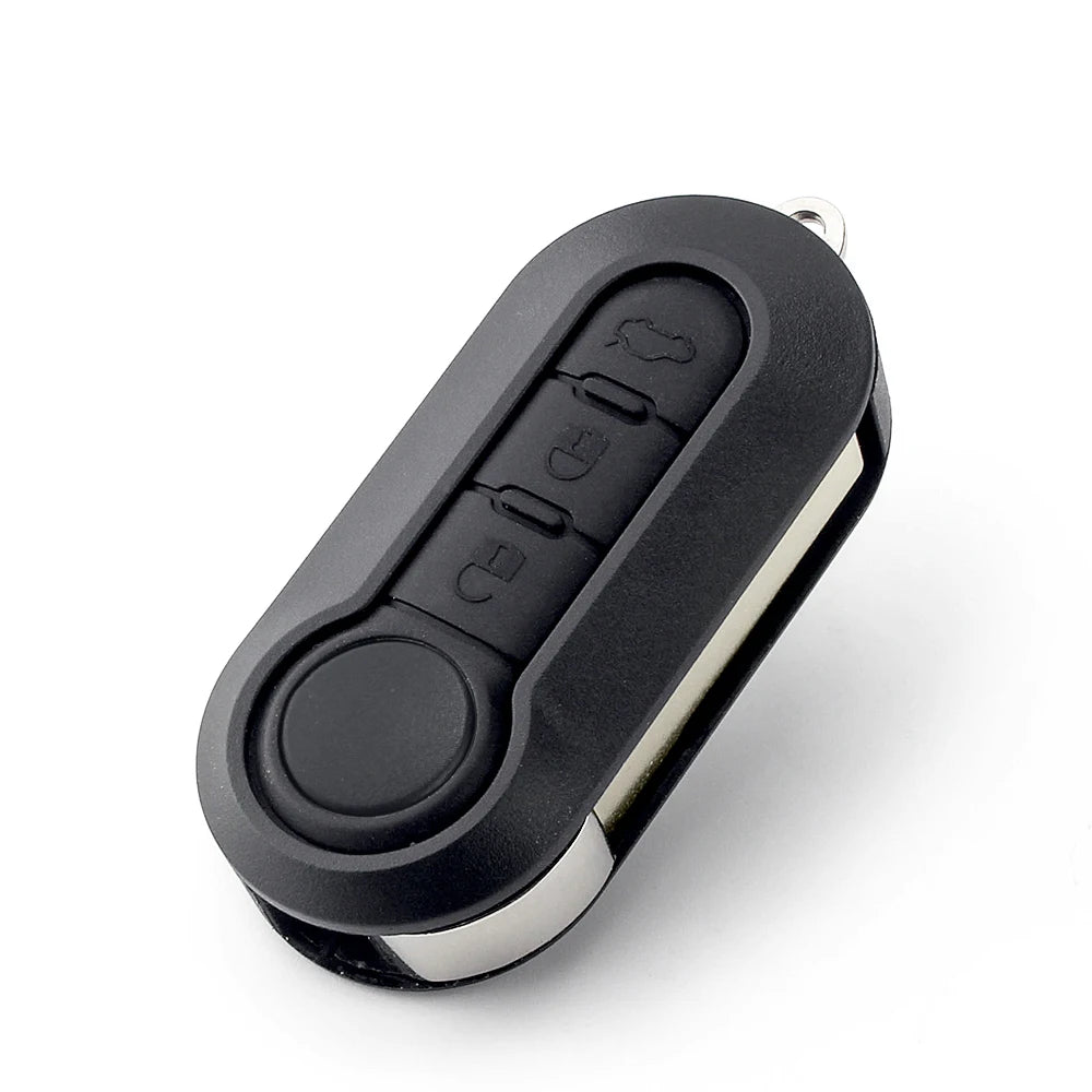 KEYYOU New Remote Car Key Shell Case for Fiat 500 Panda Punto Bravo Ducato Peugeot Boxer Citroen Jumper Auto Uncut SIP22 Blade