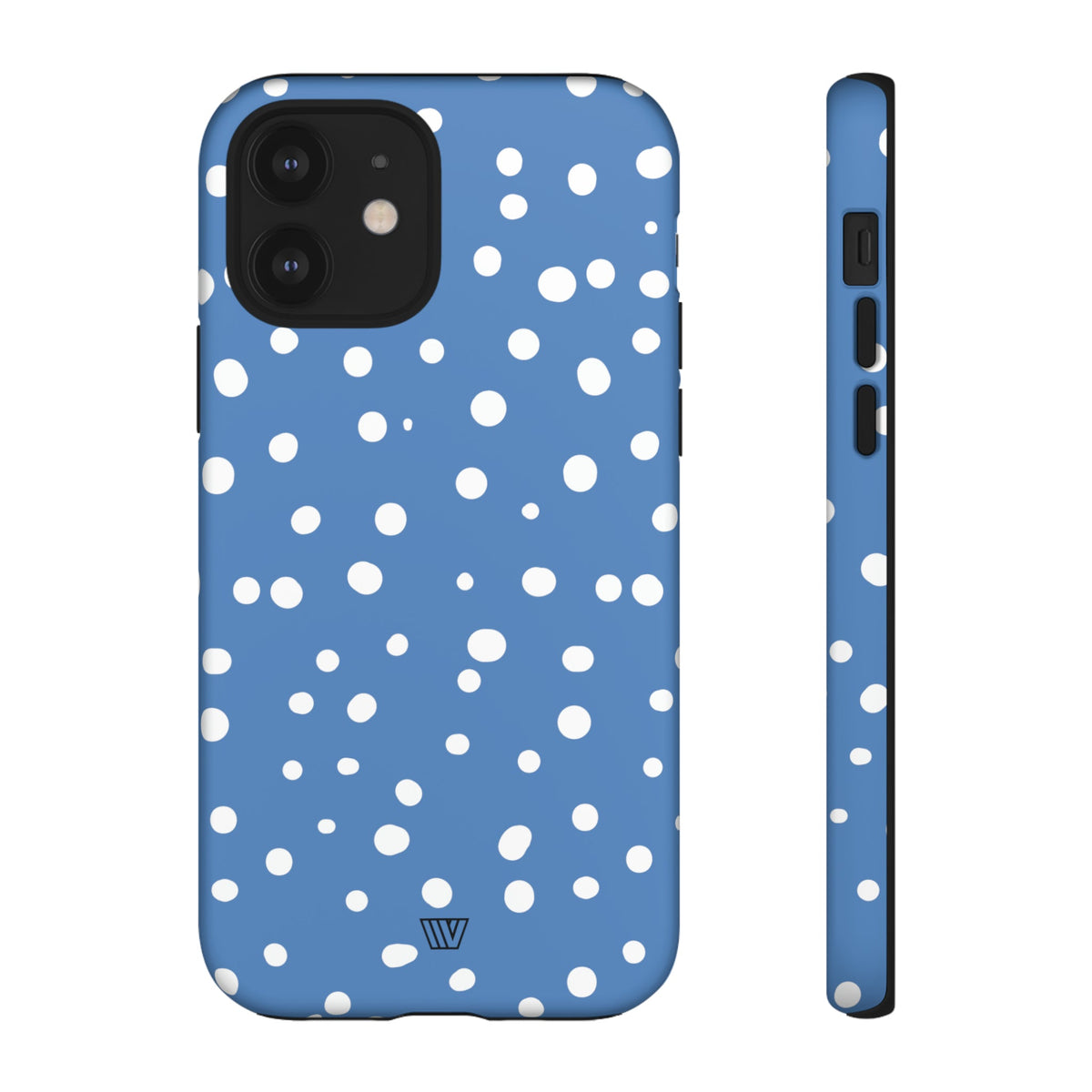 DUSTY BLUE DOTS | Tough Phone Case