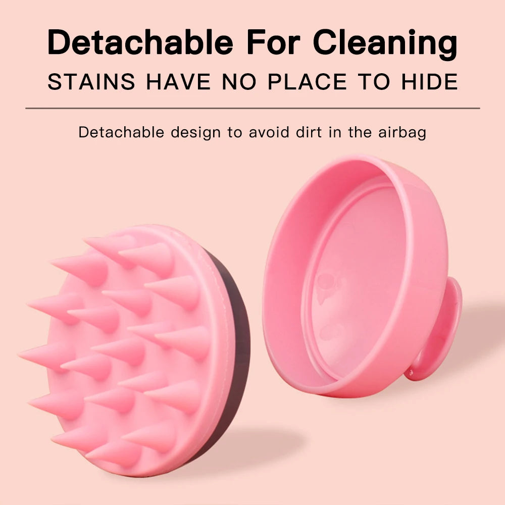 Silicone Head Scalp Massage Comb Hair Washing Brush Soft Scalp Massager for Hair Growth Shampoo Brush Shower Comb Hair Care
