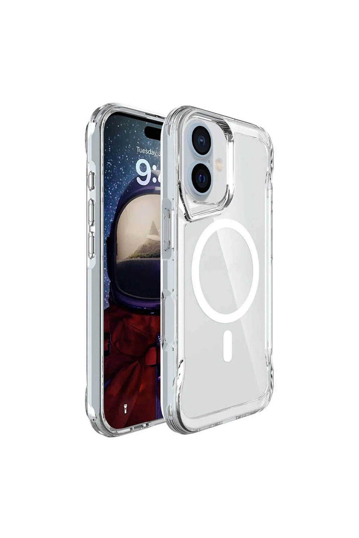 Iphone 16 plus Case 3-In-1 Combination Set Tmax Magsafe Silicone Case