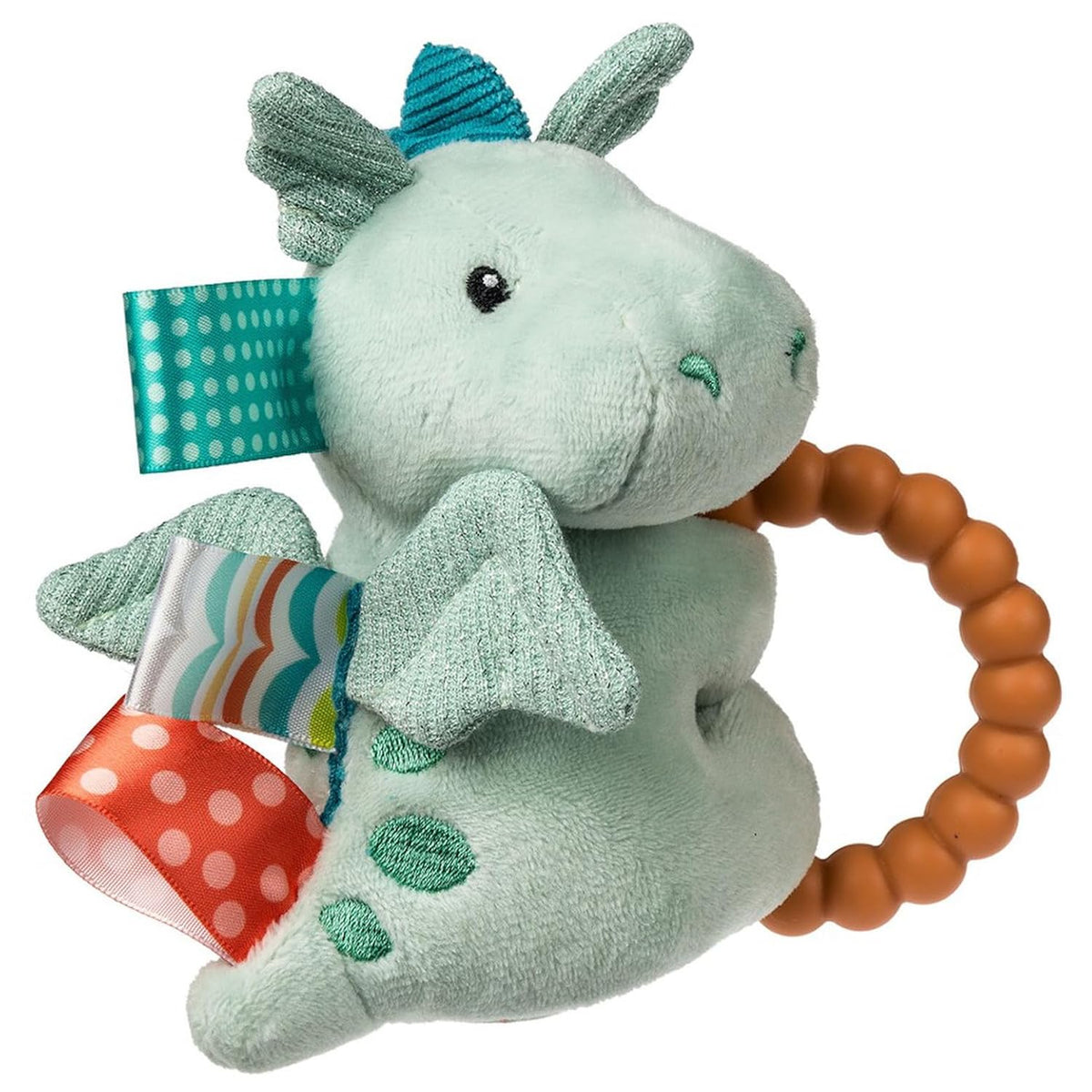 Soft Sensory Plush Baby Toy with Rattles & Teething Features for Infants