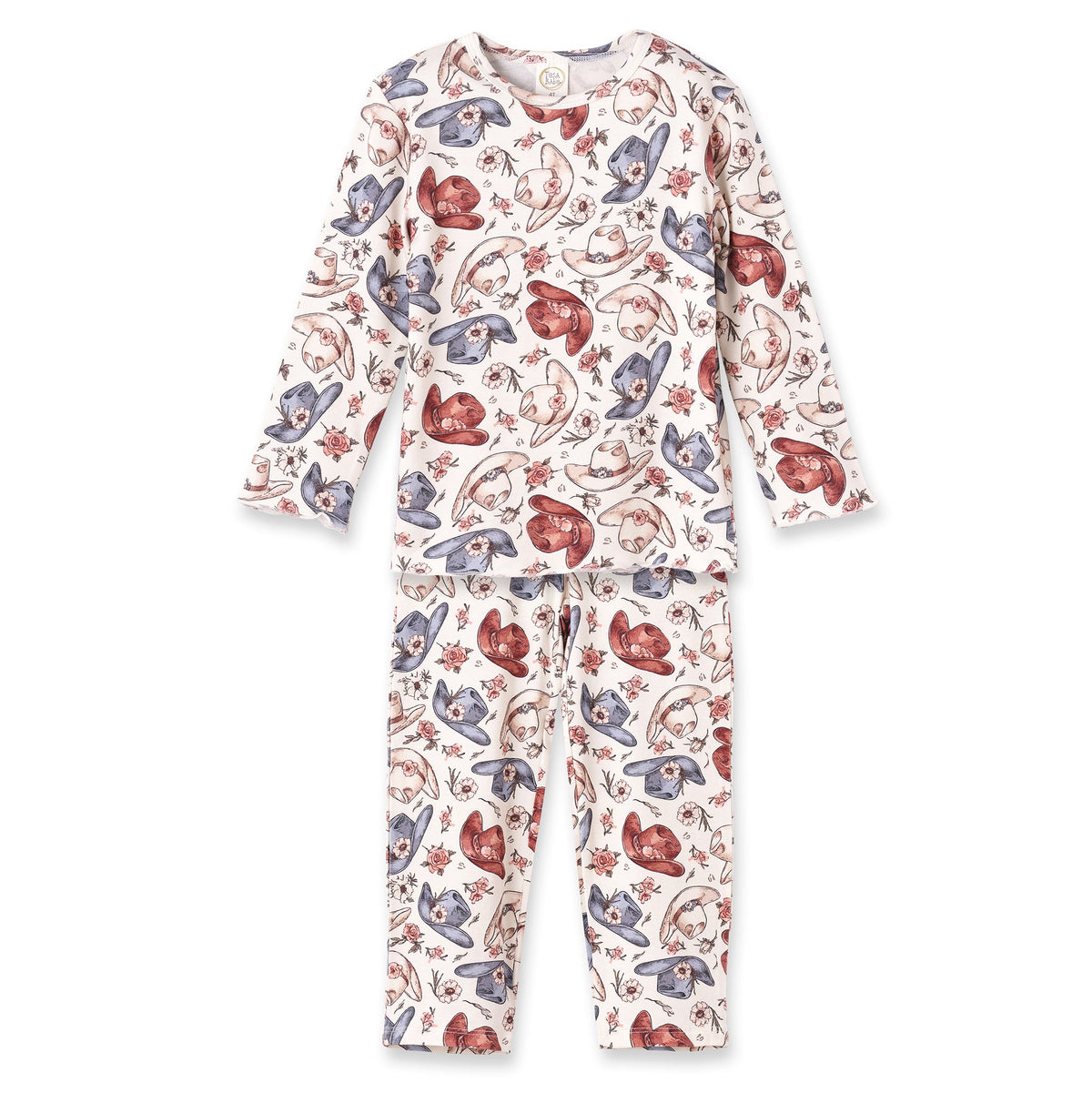 Wildflower Rodeo Cowgirl Girls Bamboo Pajama Set