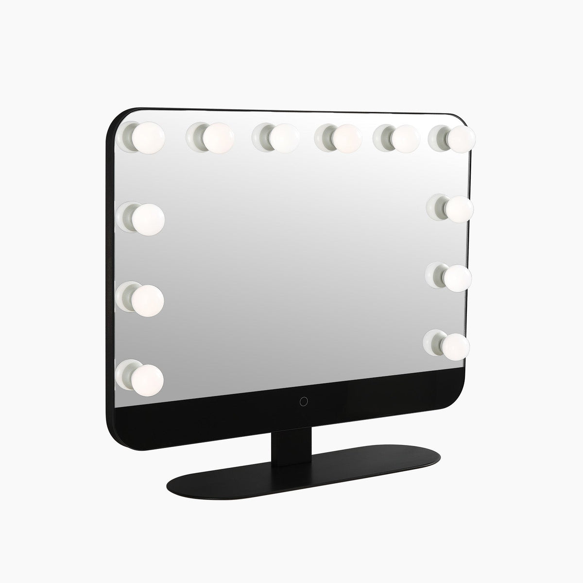 Vulpecula Hollywood Vanity Mirror with Lights, 12 Dimmable LED Bulbs,Aluminum LED Tabletop Mirror