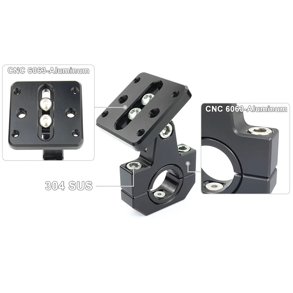 22Mm 28Mm Handlebar Clamp GPS Mount Navigation Bracket for Honda CB300R CB125R CB300F CB500 CB900F CB1000/1300 CBF 1000 500 600