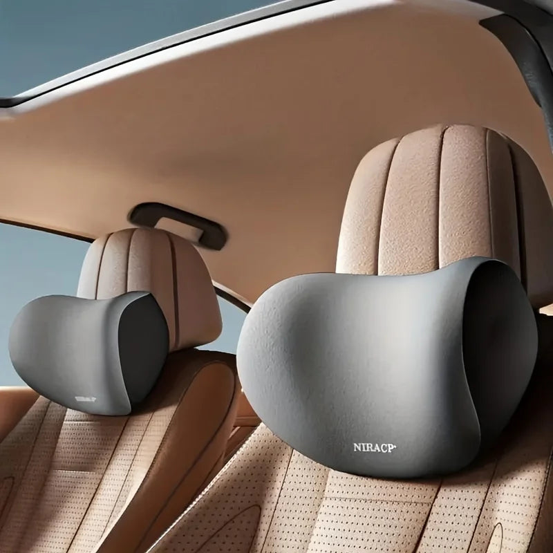 Car Headrest or Lumbar Memory Foam Car Neck / Lumbar Pillow, Car Seat Back Cushion, Driver Waist Pad, Comfortable Pillow for Car