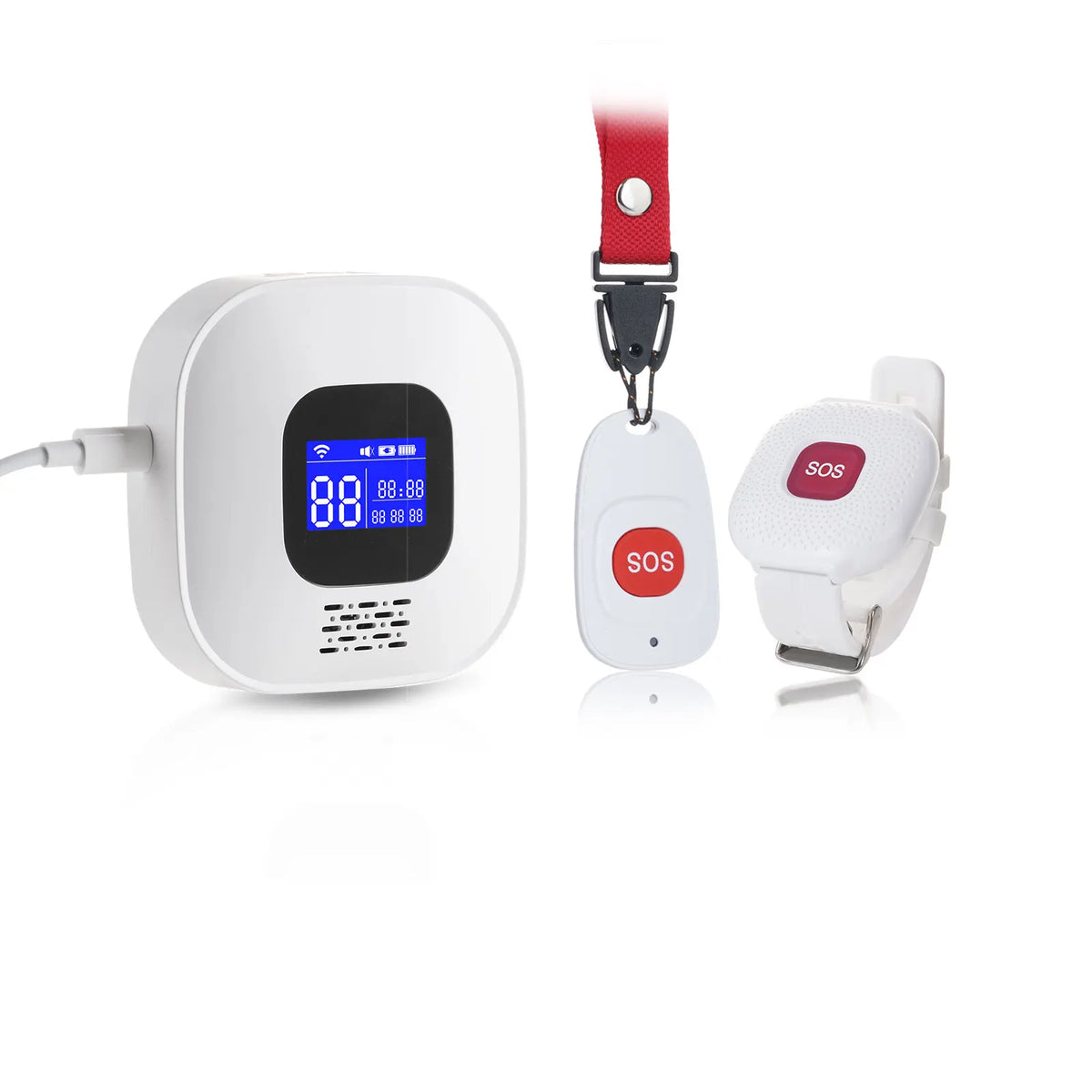 Tuya SOS Button Wifi Emergency Button for the Eldely Alarm, Fall Alert Call, Panic Button Bracelet Seniors Old People