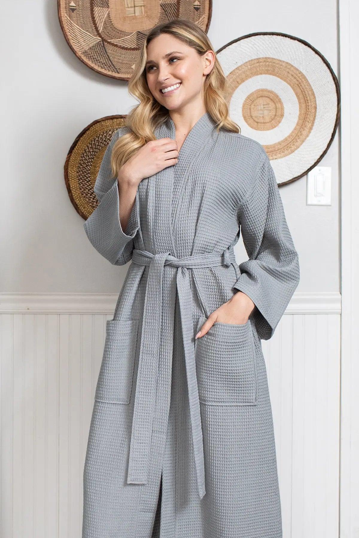 Waffle Robe Womens – Lightweight, Quick-Dry Spa Comfort