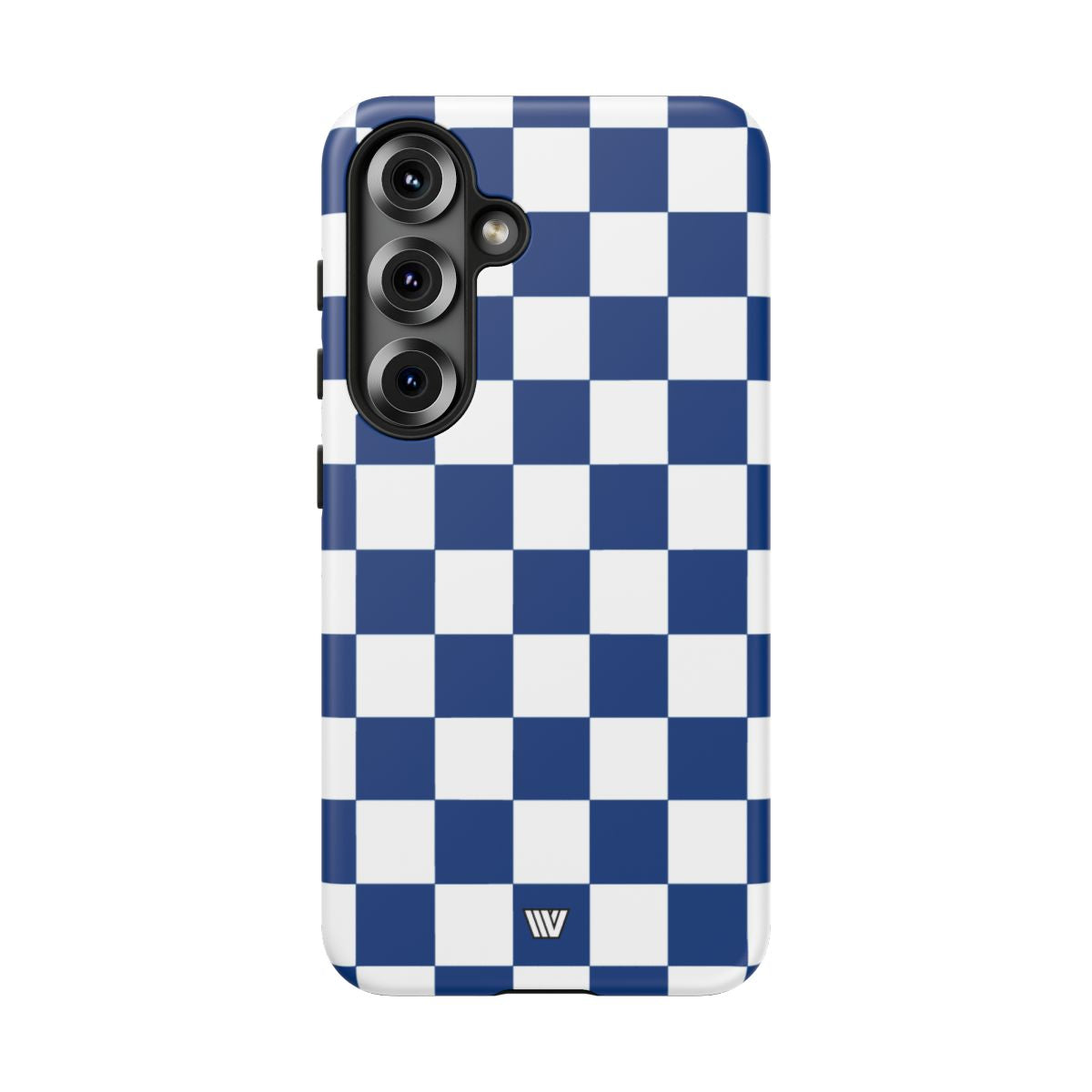 BLUE WHITE CHECKERBOARD | Tough Phone Case