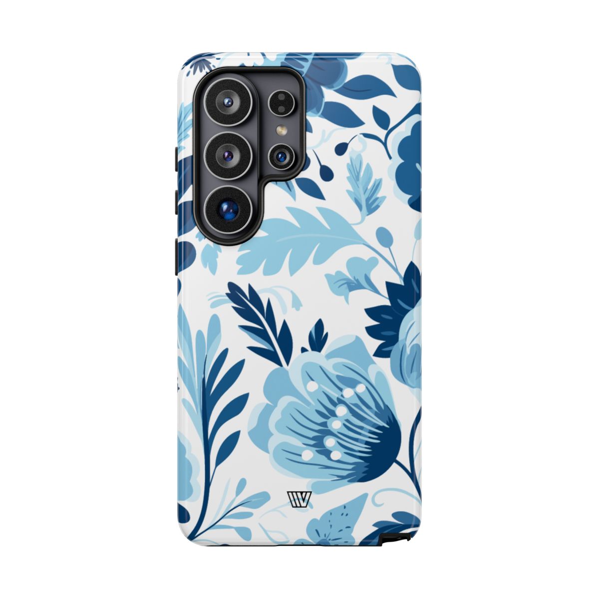 BLUE WHITE FLOWERS | Tough Phone Case