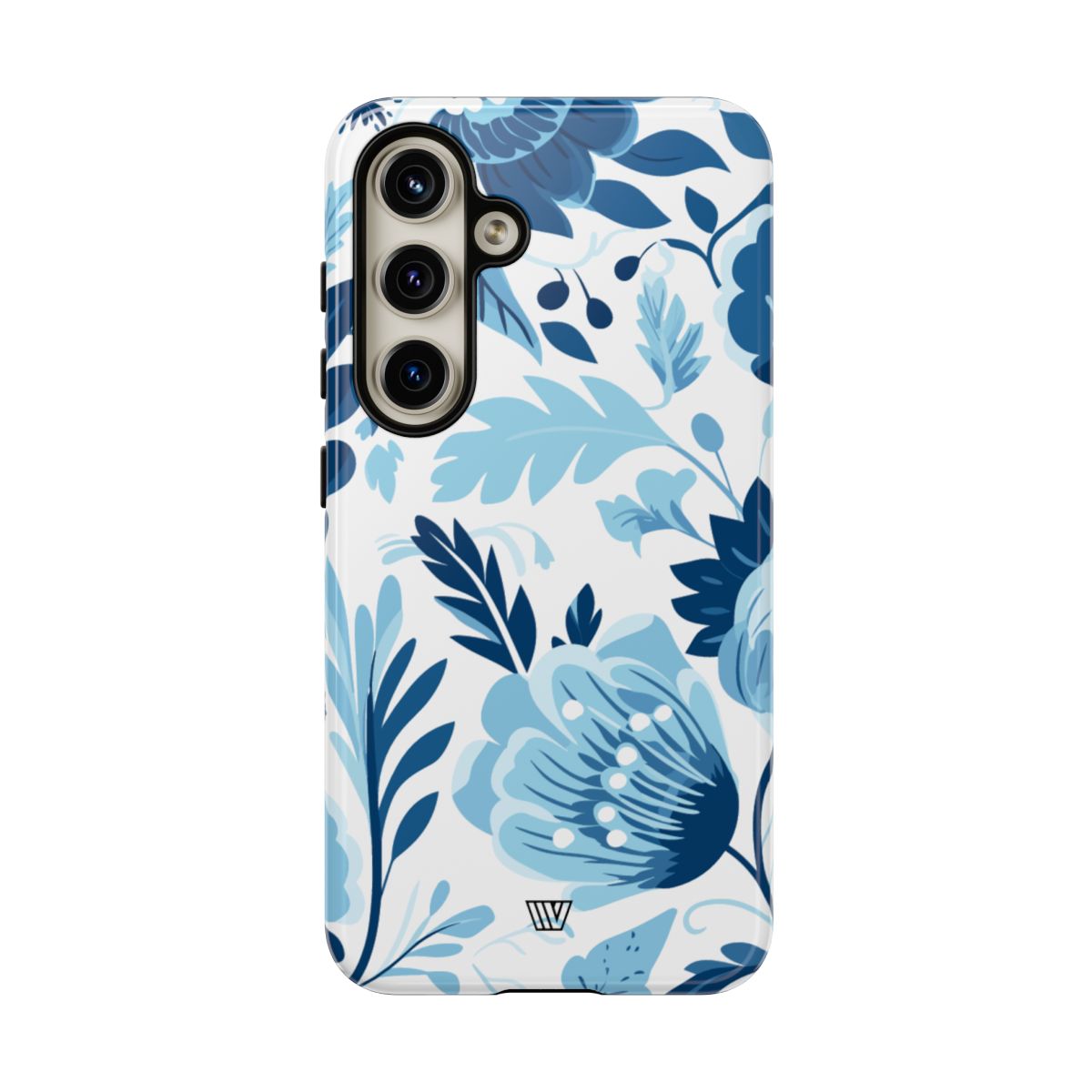 BLUE WHITE FLOWERS | Tough Phone Case