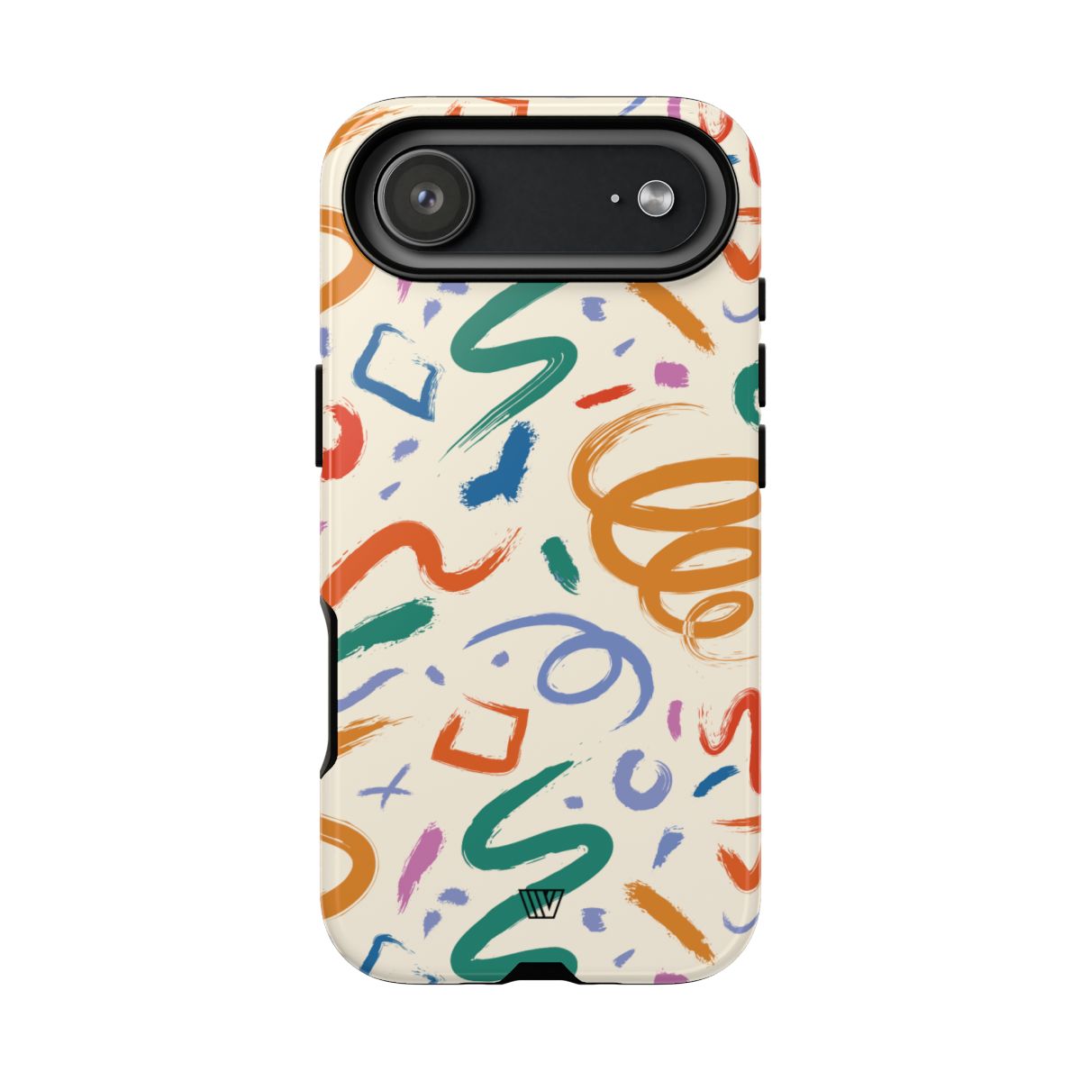 DOODLE BRUSH STROKES | Tough Phone Case