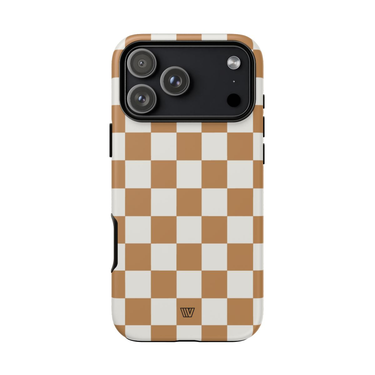CHESTNUT CHECKERBOARD | Tough Phone Case