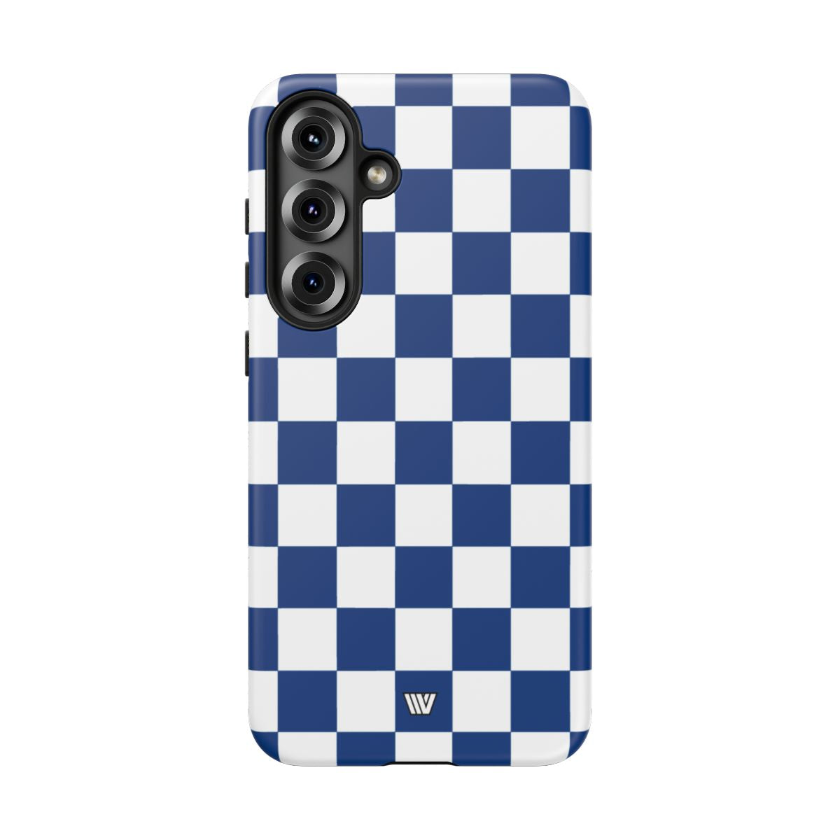 BLUE WHITE CHECKERBOARD | Tough Phone Case