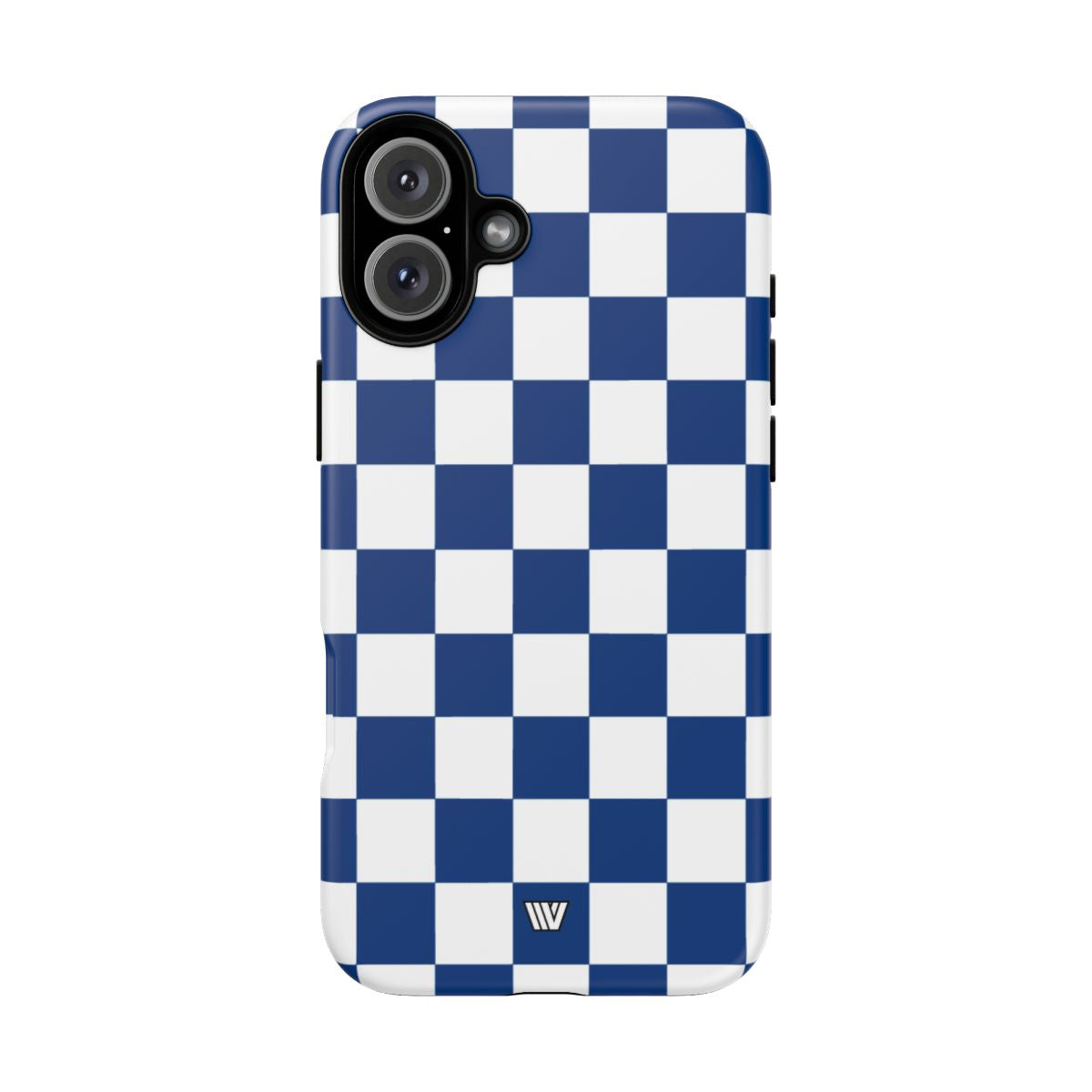 BLUE WHITE CHECKERBOARD | Tough Phone Case