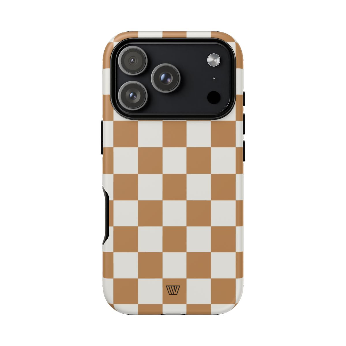 CHESTNUT CHECKERBOARD | Tough Phone Case