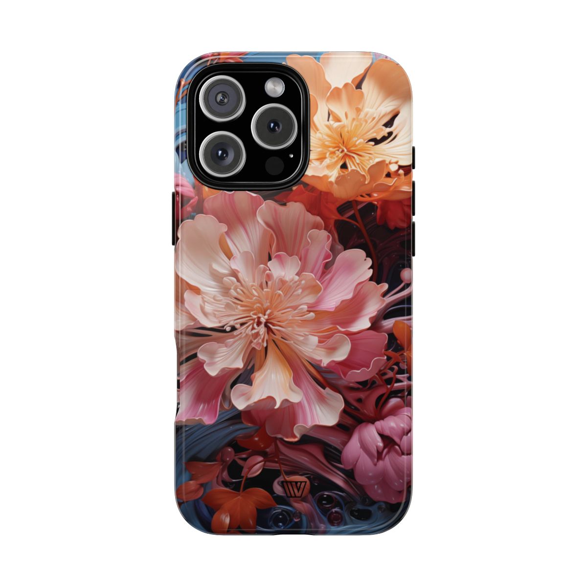 PAINT SWIRL FLOWERS | Tough Phone Case