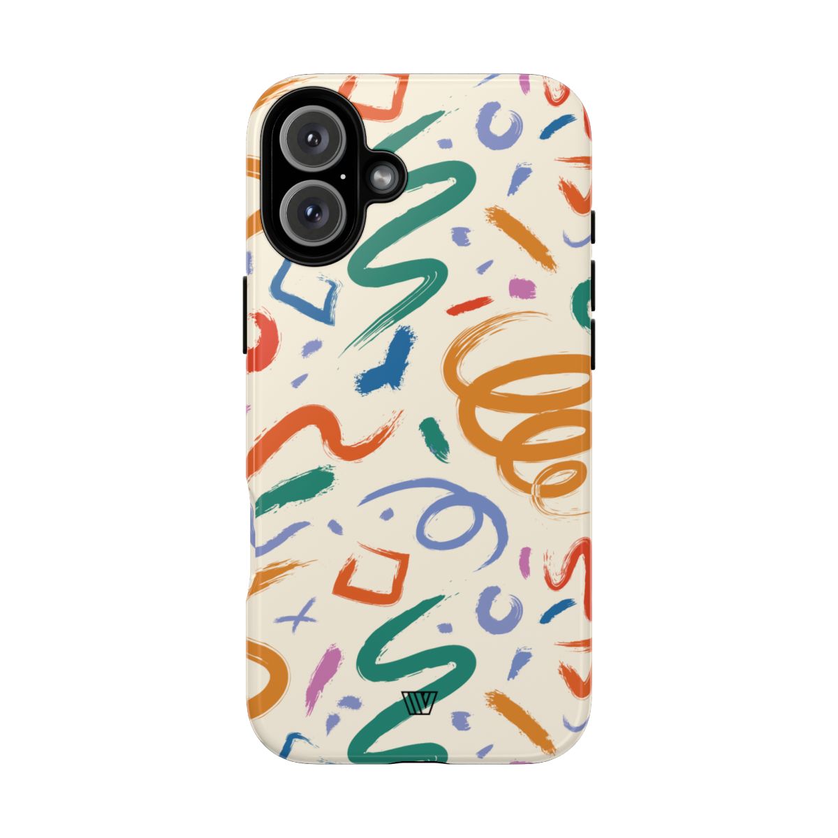 DOODLE BRUSH STROKES | Tough Phone Case
