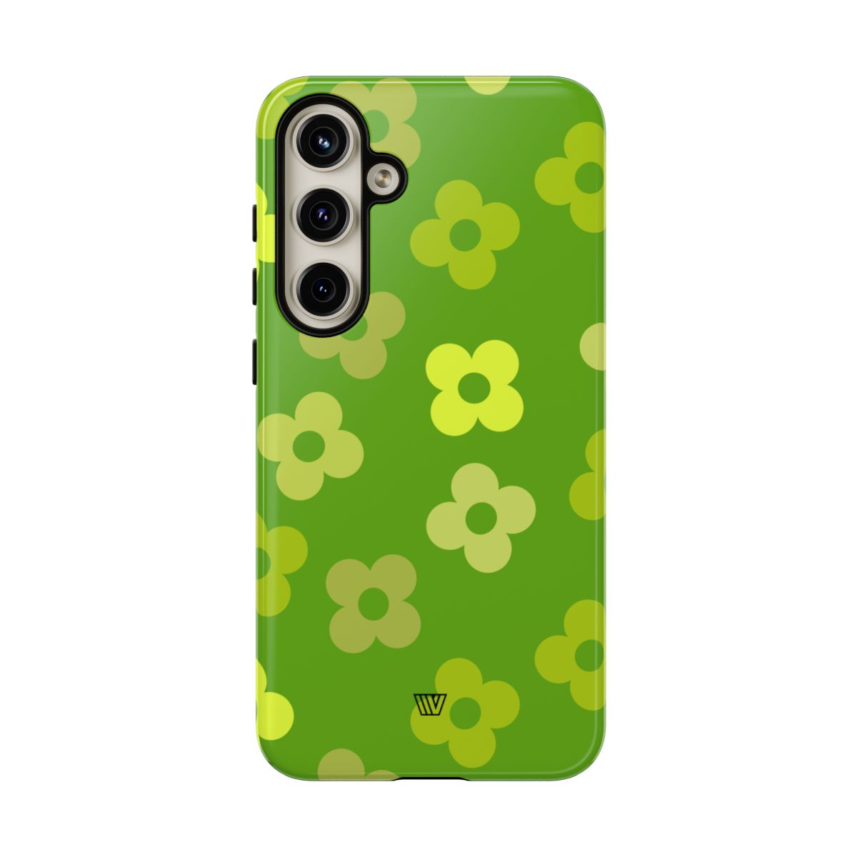 GREEN RETRO FLOWERS | Tough Phone Case