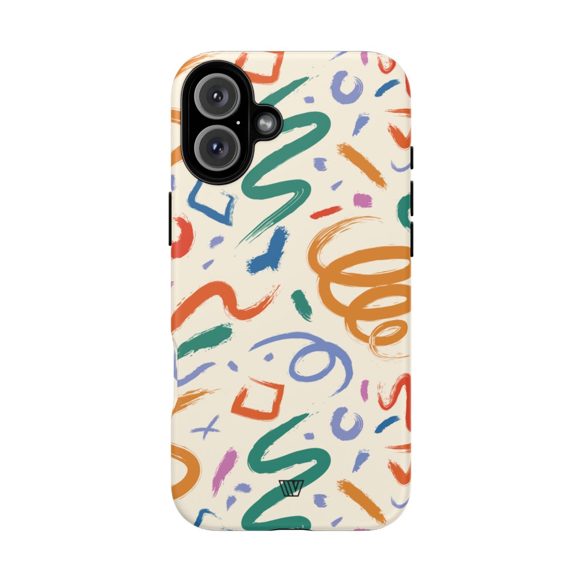 DOODLE BRUSH STROKES | Tough Phone Case