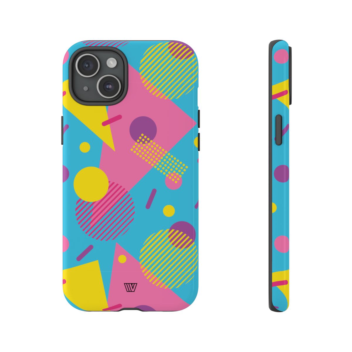 80s / 90s RETRO PATTERN LIGHT BLUE | Tough Phone Case