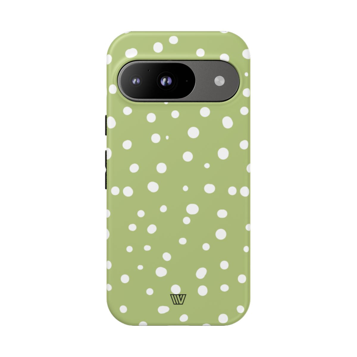 PALE OLIVE DOTS | Tough Phone Case