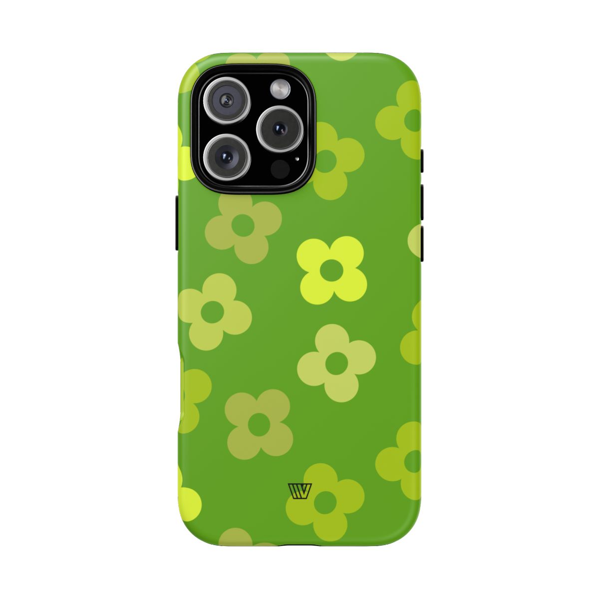 GREEN RETRO FLOWERS | Tough Phone Case