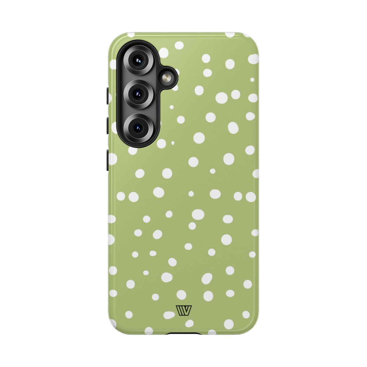 PALE OLIVE DOTS | Tough Phone Case