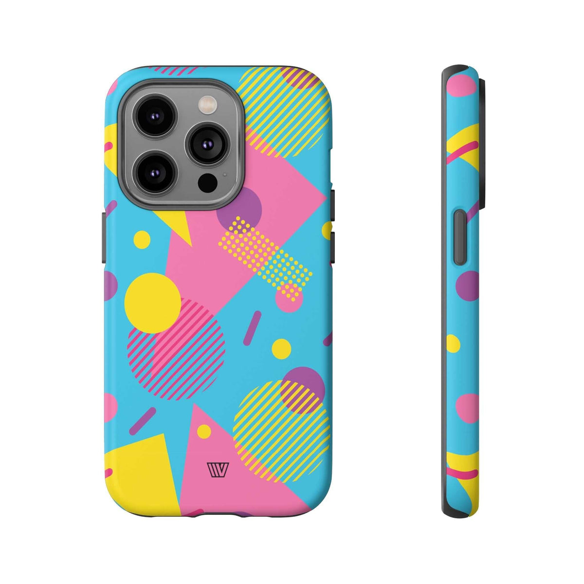 80s / 90s RETRO PATTERN LIGHT BLUE | Tough Phone Case