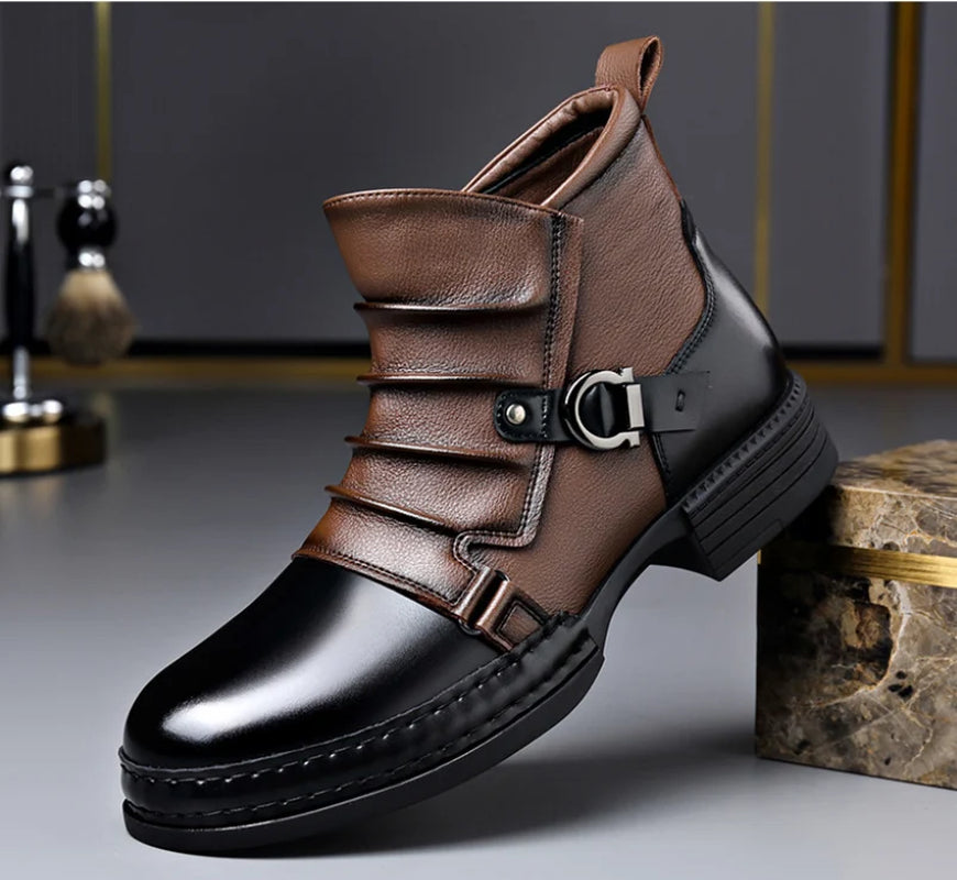 Éclat Boutique | Bottines En Cuir