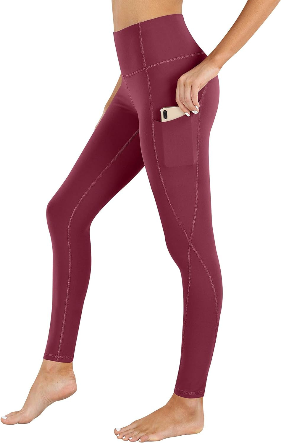 Elevate Your Workout with High Waist Yoga Pants for Women - Stylish Leggings with Pockets