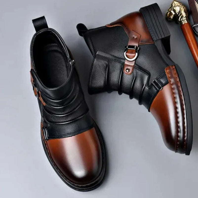 Éclat Boutique | Bottines En Cuir
