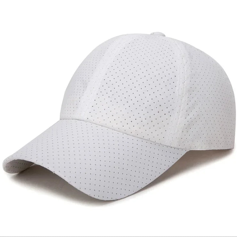 New Summer Unisex Quick-Dry Mesh Baseball Cap Sun-Protective Quick-Dry Baseball Cap for Fishing and Casual Wear, Versatile and B