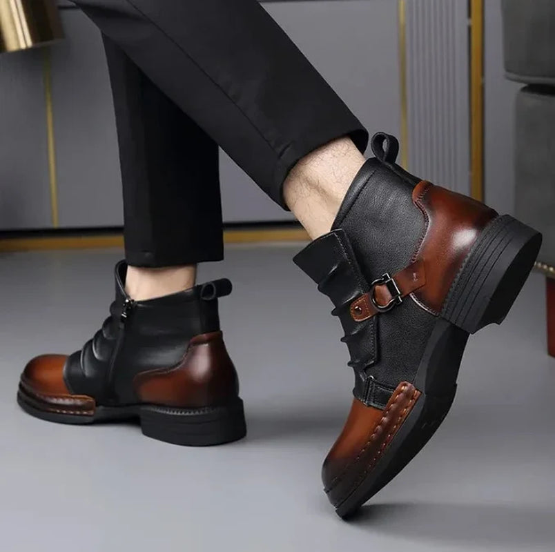 Éclat Boutique | Bottines En Cuir