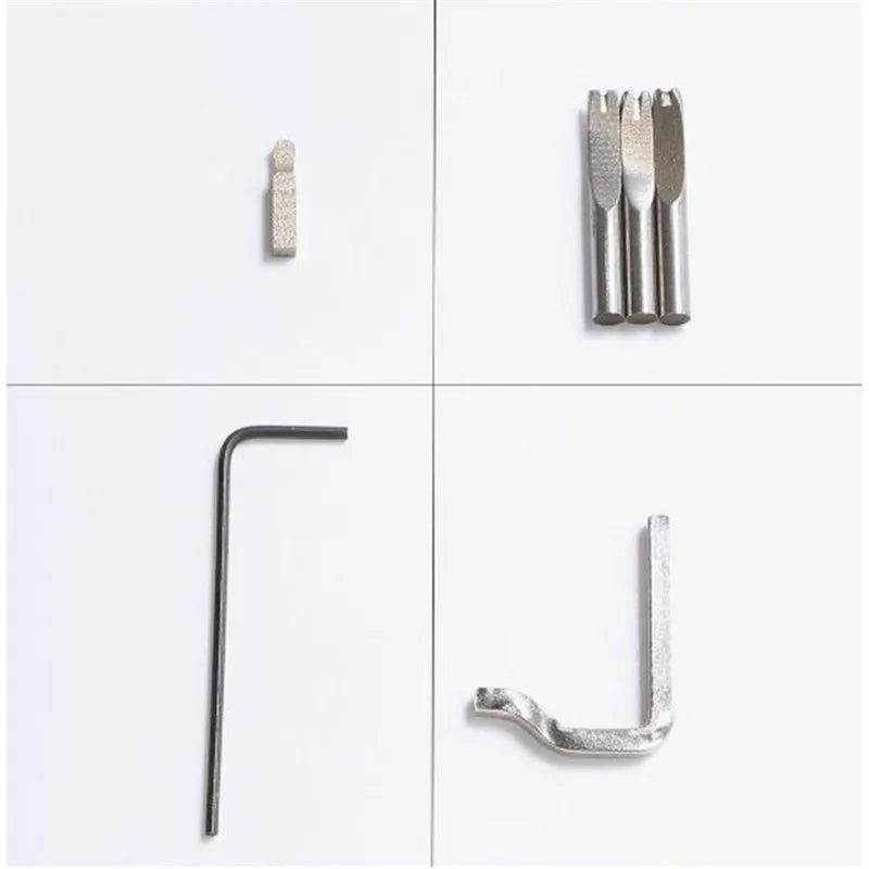 7 in 1 Professional Leather Craft Adjustable Stitching and Slotting Crease Leather Tools DIY Handmade Multifunctional Trimmer