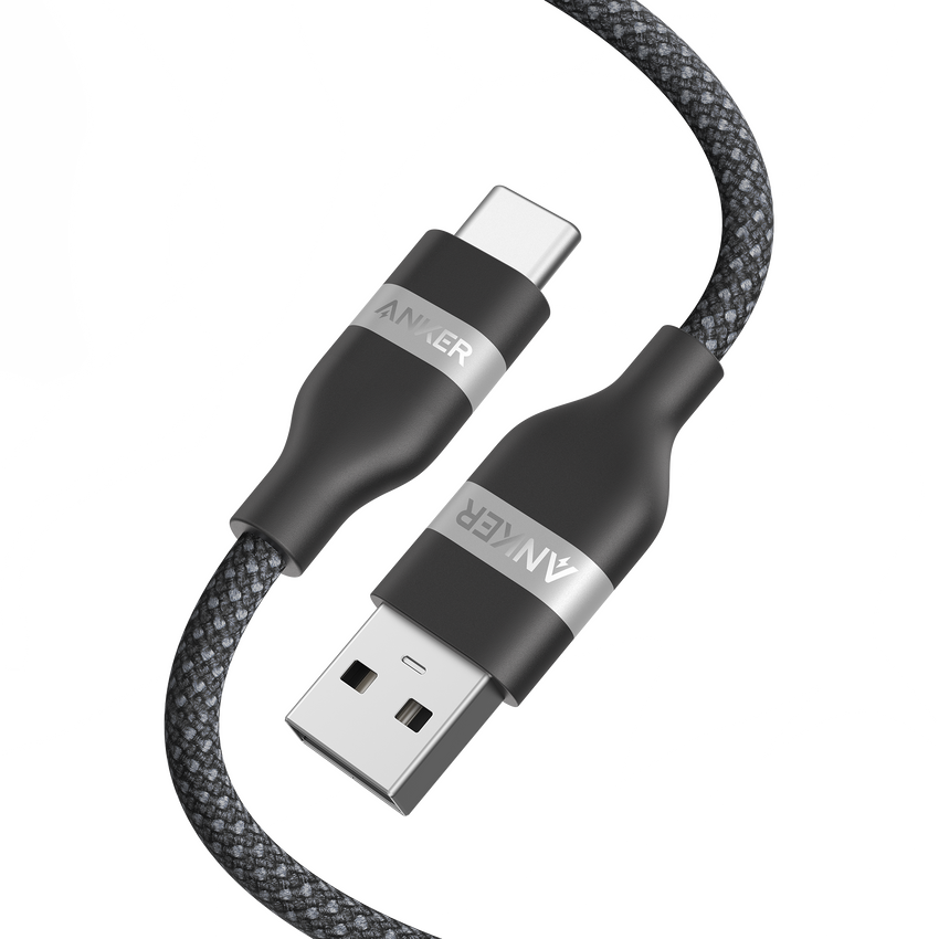 Anker USB-A to USB-C Cable (3 ft / 6 ft, Upcycled-Braided)