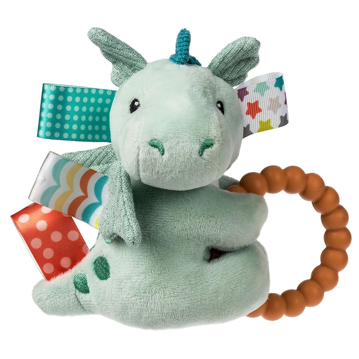 Soft Sensory Plush Baby Toy with Rattles & Teething Features for Infants