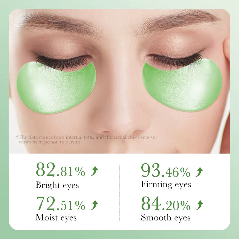 60Pcs SAODER Aloe Vera Collagen Eye Mask anti Dark Circles Eyes Bags Moisturizing Firming Eye Patches Eyes Skin Care Products