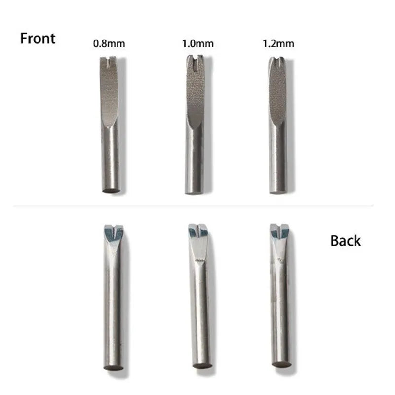 7 in 1 Professional Leather Craft Adjustable Stitching and Slotting Crease Leather Tools DIY Handmade Multifunctional Trimmer