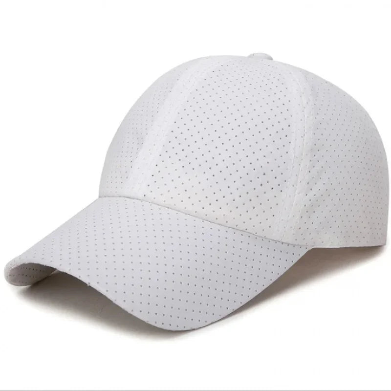 New Summer Unisex Quick-Dry Mesh Baseball Cap Sun-Protective Quick-Dry Baseball Cap for Fishing and Casual Wear, Versatile and B