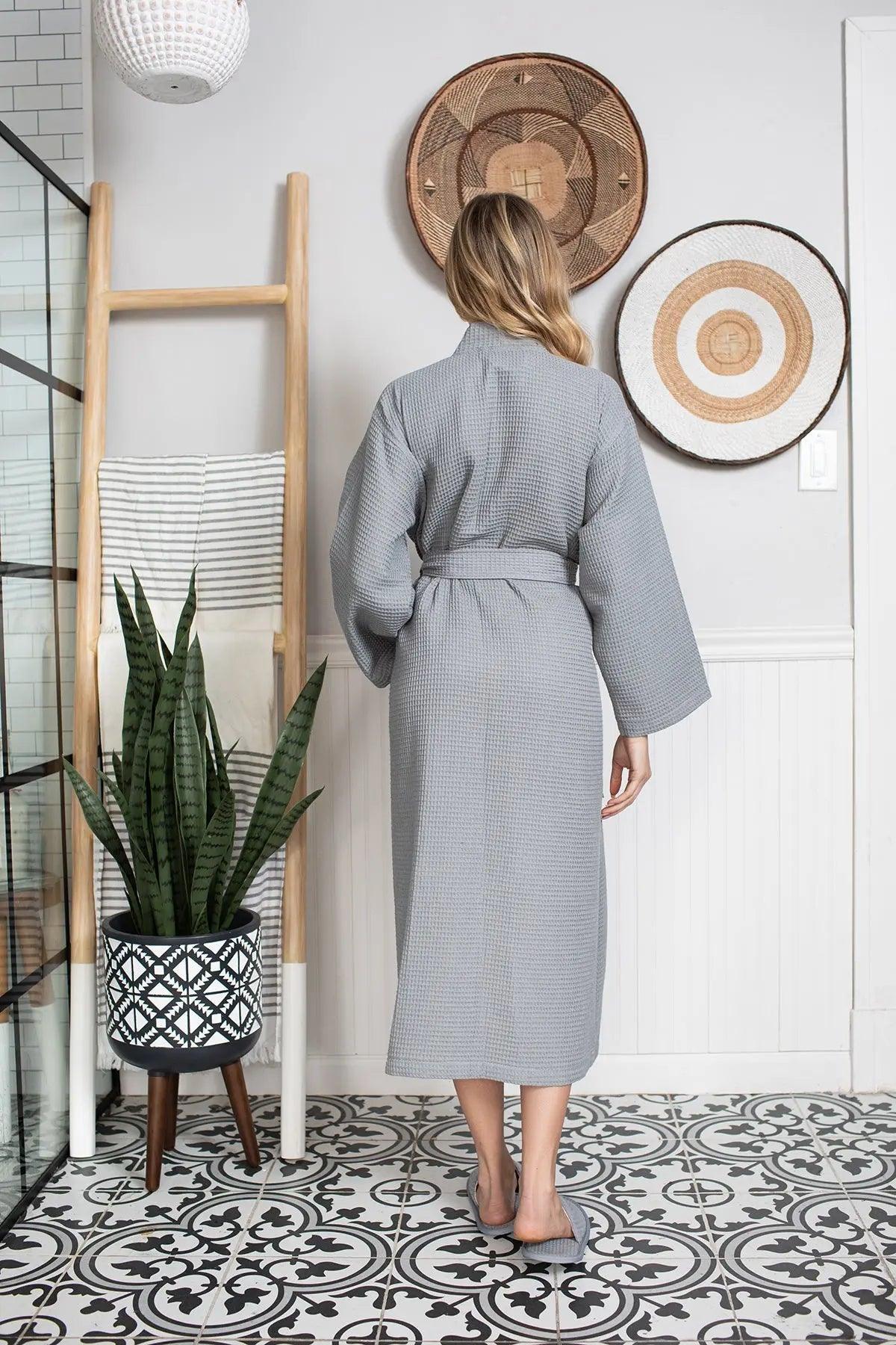 Waffle Robe Womens – Lightweight, Quick-Dry Spa Comfort