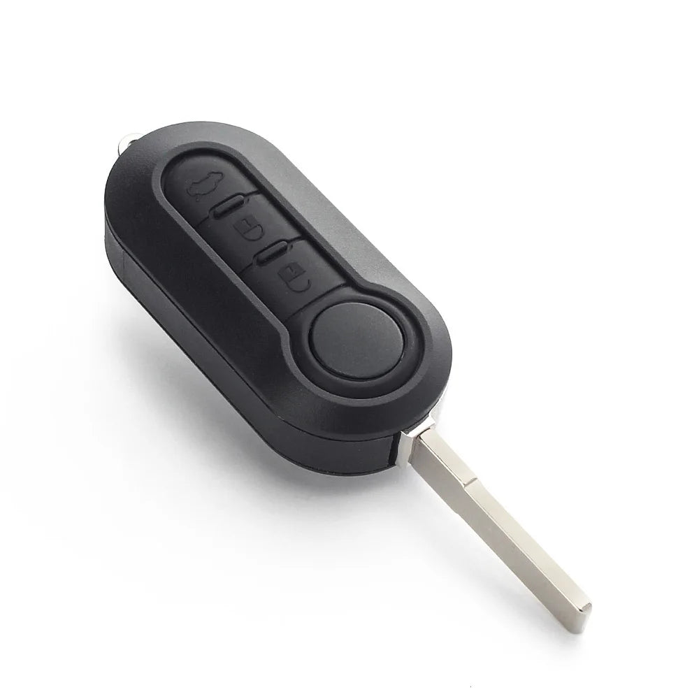 KEYYOU New Remote Car Key Shell Case for Fiat 500 Panda Punto Bravo Ducato Peugeot Boxer Citroen Jumper Auto Uncut SIP22 Blade