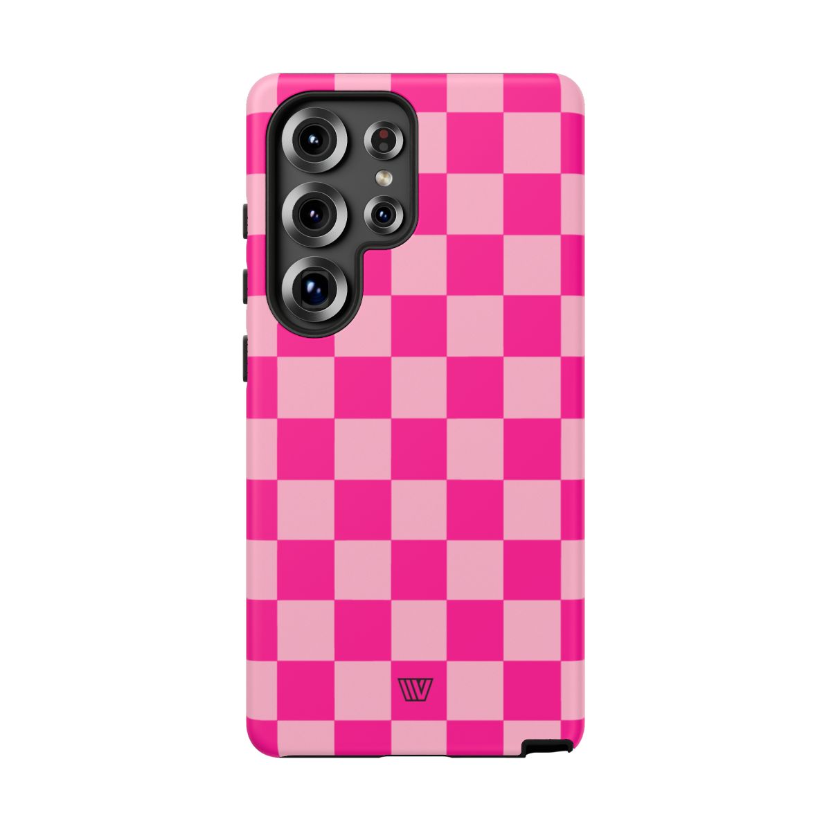HOT PINK CHECKERBOARD | Tough Phone Case