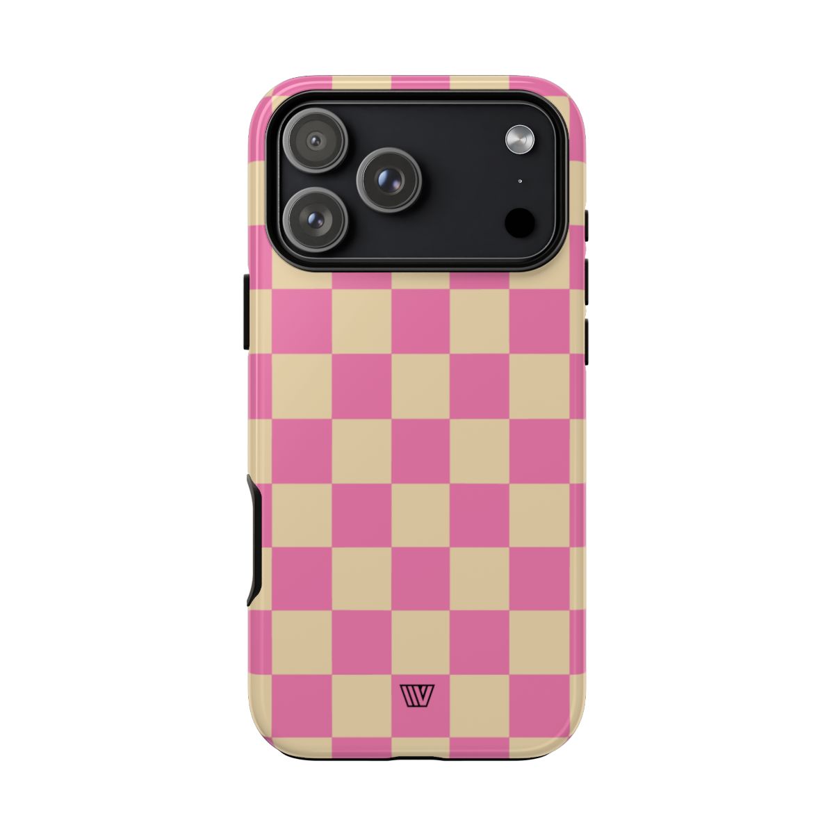 PINK TAN CHECKERBOARD | Tough Phone Case