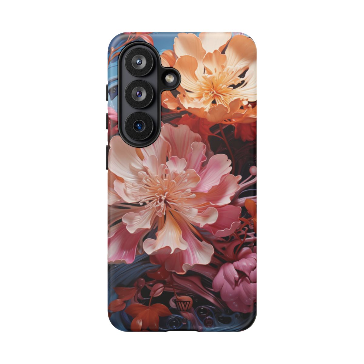 PAINT SWIRL FLOWERS | Tough Phone Case