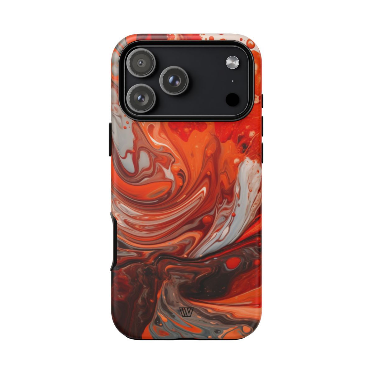 WHITE FIRE PAINT SWIRL | Tough Phone Case