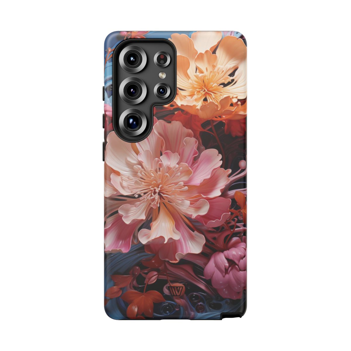 PAINT SWIRL FLOWERS | Tough Phone Case