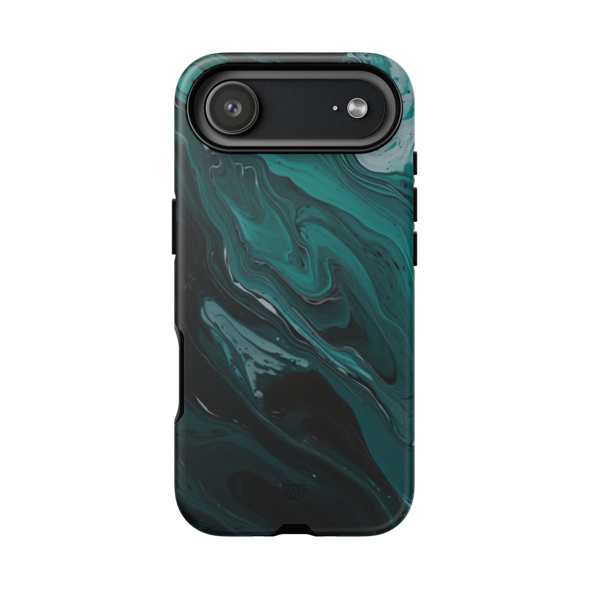 TEAL PAINT SWIRL | Tough Phone Case