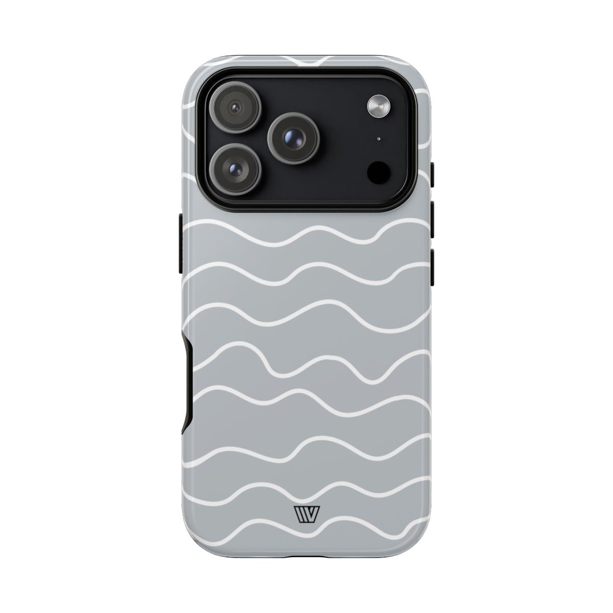 GRAY WAVES | Tough Phone Case